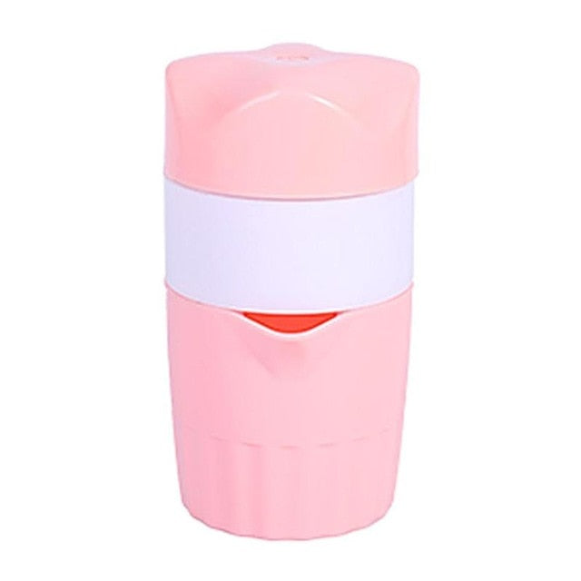 ALLOET 300ml Portable Manual Juicer Cup For Citrus Orange Lemon Fruit Squeezer 100% Original Juice Child Healthy Drink Machine