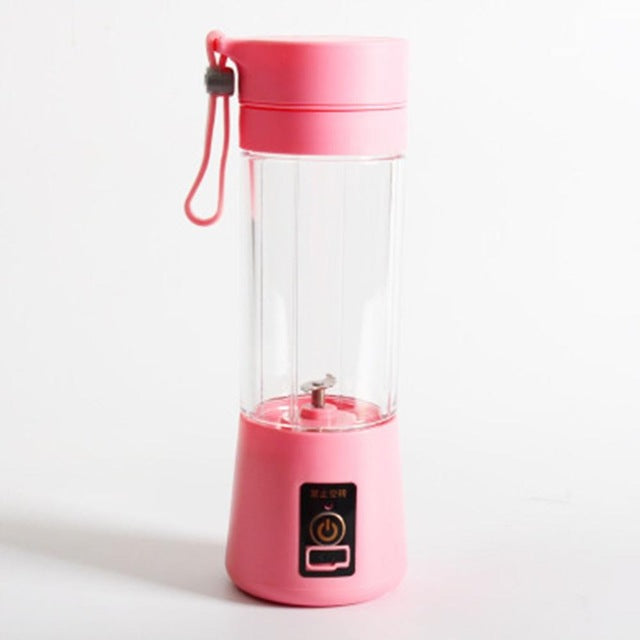 380ml Portable Mini Electric Fruit Juicer Handheld Smoothie Maker Blender Stirring USB Rechargeable Juice Cup Water