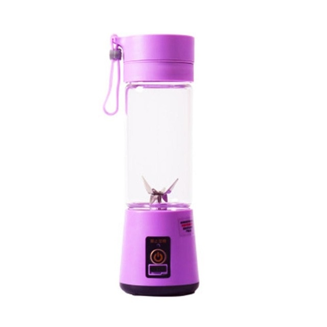 380ml Portable Mini Electric Fruit Juicer Handheld Smoothie Maker Blender Stirring USB Rechargeable Juice Cup Water
