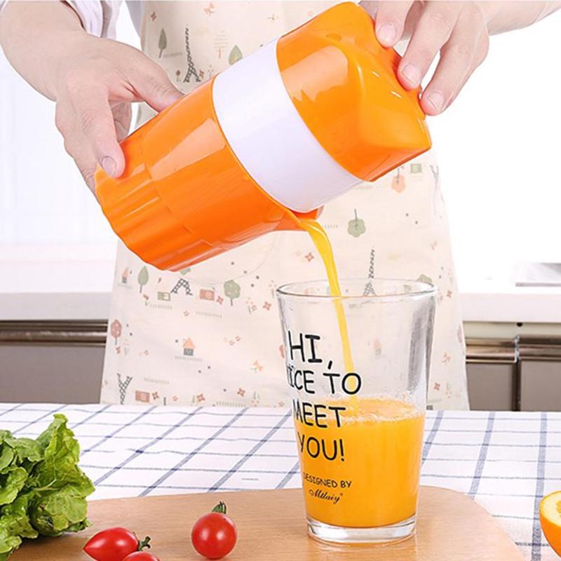 ALLOET 300ml Portable Manual Juicer Cup For Citrus Orange Lemon Fruit Squeezer 100% Original Juice Child Healthy Drink Machine
